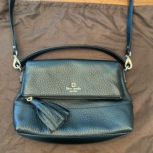Kate Spade Cobble Hill Tassel Crossbody Black Bag